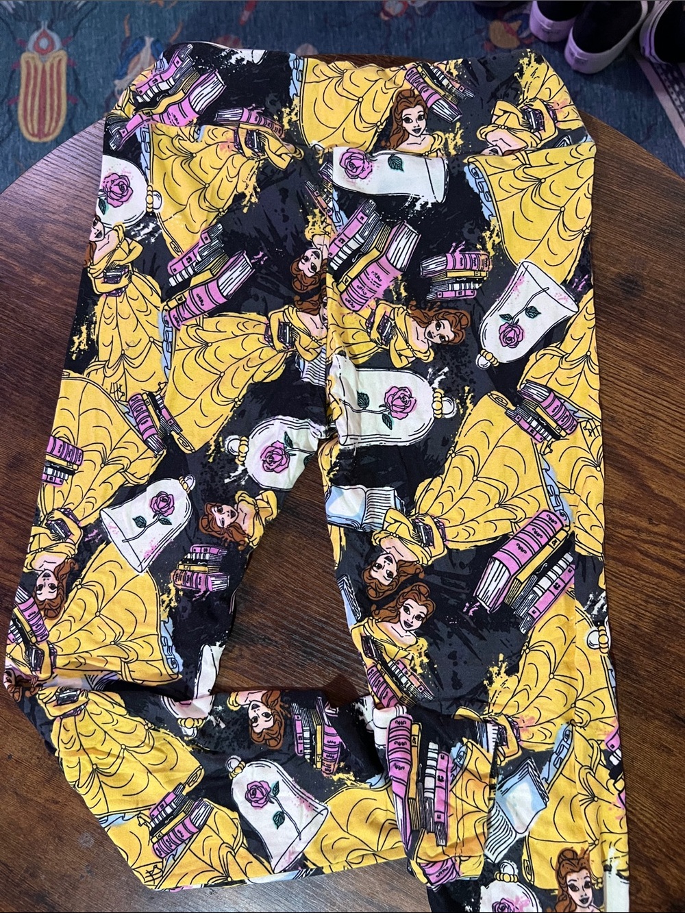 Disney Princess Belle Luluroe Print Leggings